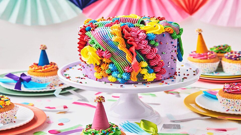 Funfetti Rainbow Cake