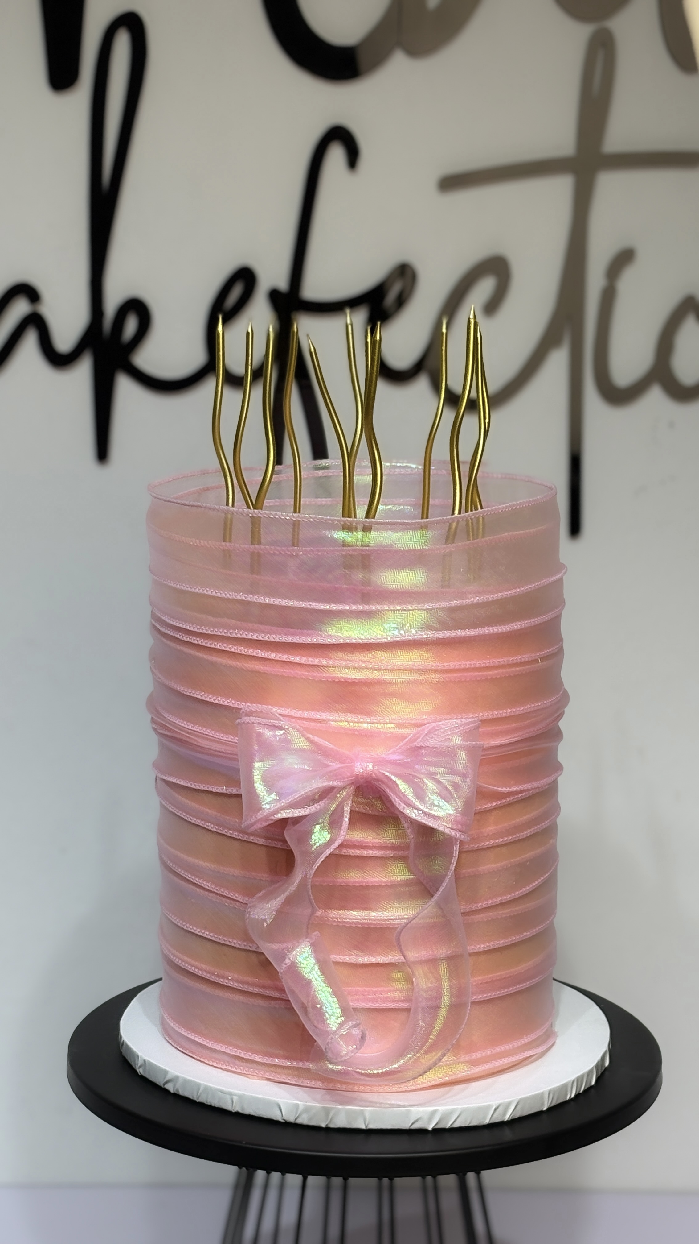 Bow Custom Cake